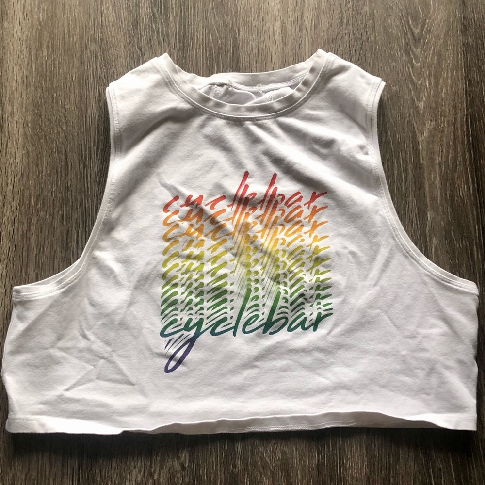 Rainbow CycleBar Crop Top